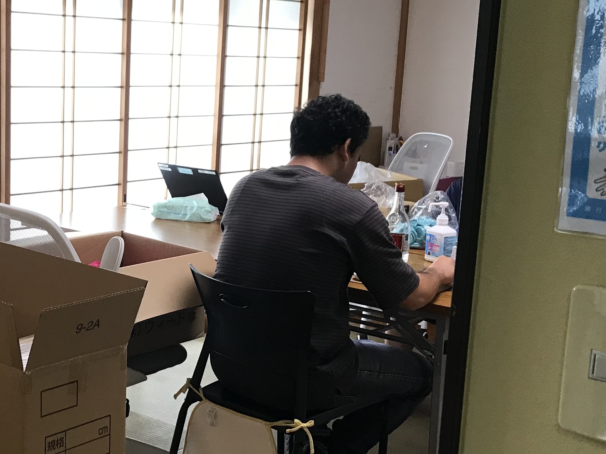 八潮市 就労継続支援B型での作業の様子
